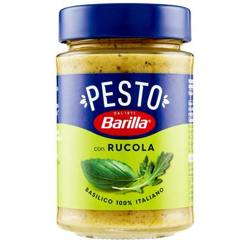 BARILLA σάλτσα ζυμαρικών Pesto Basilico e Rucola 190gr – Σάλτσες και Dressings