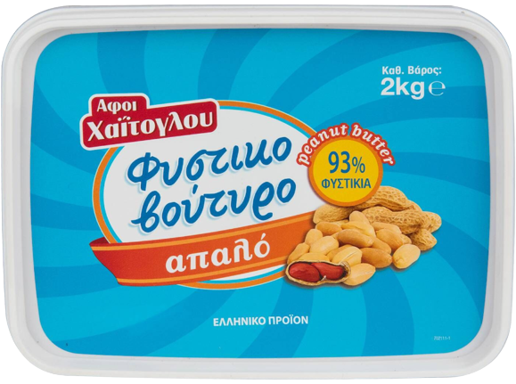 ΑΦΟΙ ΧΑΙΤΟΓΛΟΥ φυστικοβούτυρο απαλό 2kg – Αφοι Χαΐτογλου – Είδη Επάλειψης