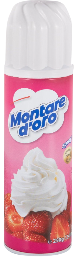 MONTARE D'ORO σαντιγύ βανίλιας 250gr – Επικαλύψεις / Toppings Ζαχαροπλαστικής
