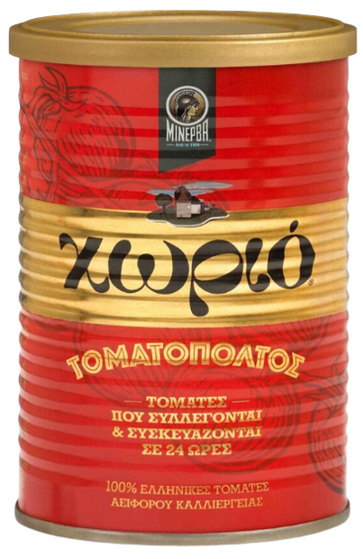 ΜΙΝΕΡΒΑ χωριό τοματοπολτός διπλής συμπύκνωσης 410gr – Μινέρβα – Σάλτσες και Dressings