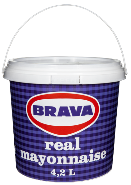 BRAVA μαγιονέζα 4,2lt – Σάλτσες και Dressings