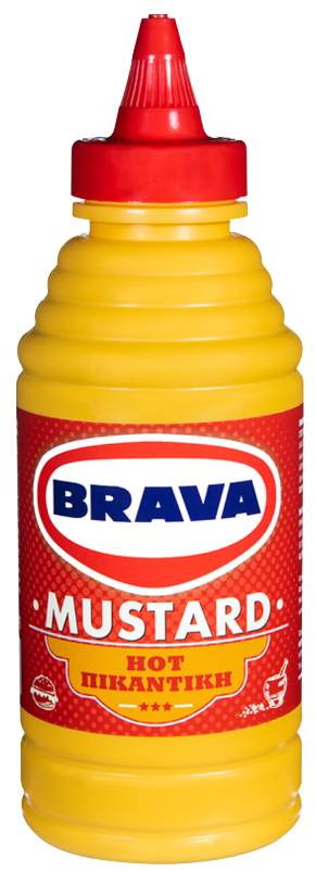 BRAVA μουστάρδα πικάντικη 430gr – Σάλτσες και Dressings