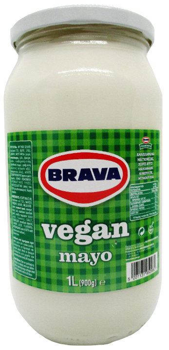 BRAVA μαγιονέζα vegan 1lt – Σάλτσες και Dressings