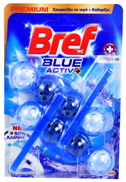 BREF μπλοκ WC Blue Activ+ Hygiene 2x51ml – Καθαριστικά Μπάνιου