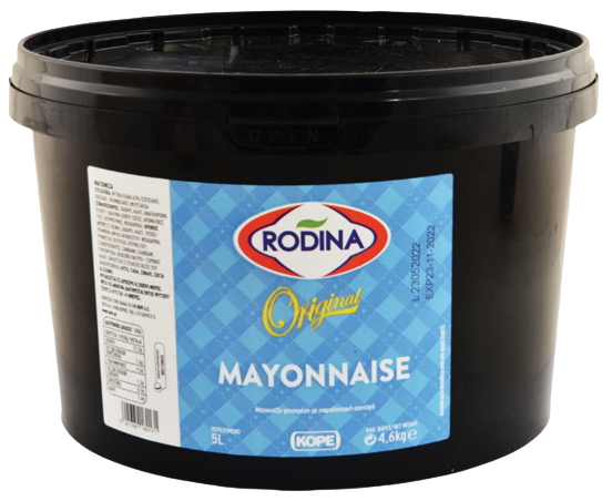 RODINA σάλτσα μαγιονέζα 4,6kg – Σάλτσες και Dressings