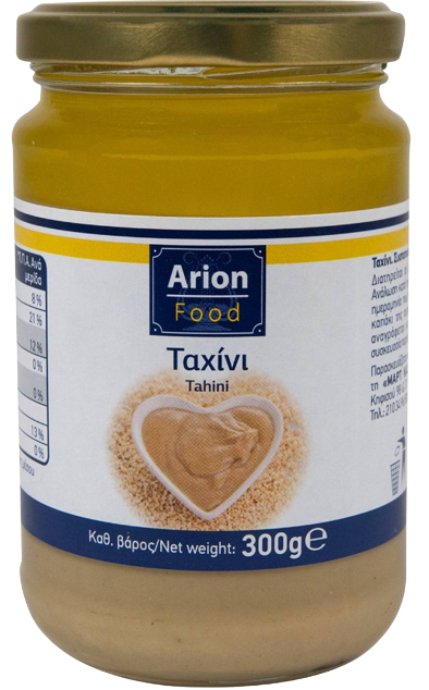 ARION Food ταχίνι χωρίς γλουτένη βάζο 300gr – Είδη Επάλειψης
