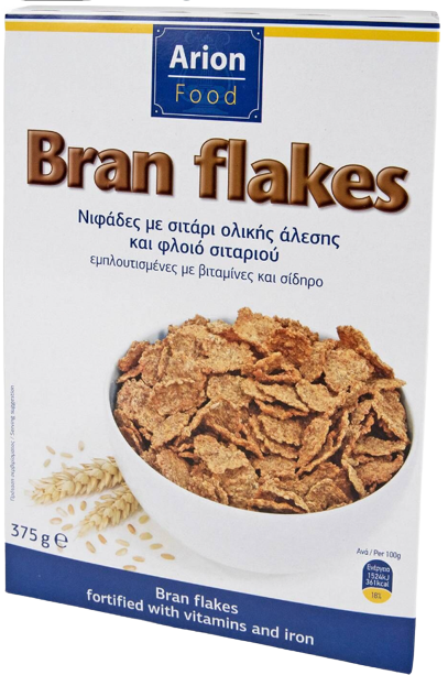 ARION Food δημητριακά νιφάδες με σιτάρι ολικής άλεσης 375gr