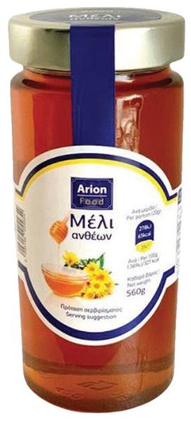 ARION Food μέλι ανθέων εισαγωγής 560gr
