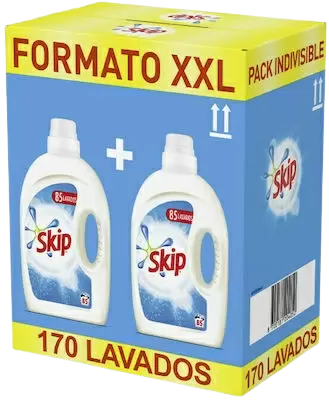 SKIP υγρό πλυντηρίου ρούχων active clean 2x85μεζ 2x3,825lt – Απορρυπαντικά Ρούχων