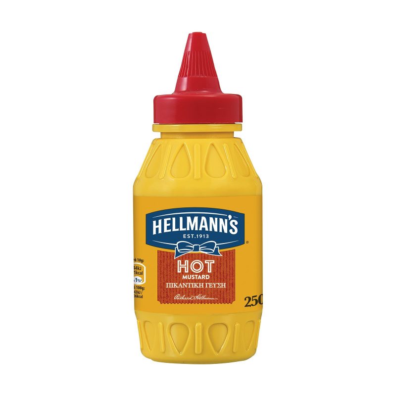 HELLMANN'S μουστάρδα πικάντικη 250gr – Σάλτσες και Dressings