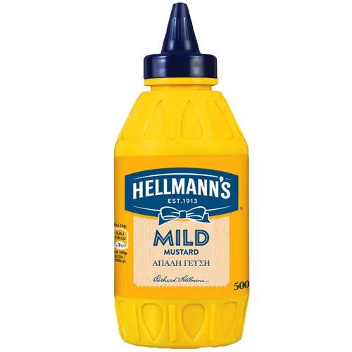 HELLMANN'S μουστάρδα απαλή 500gr – Σάλτσες και Dressings