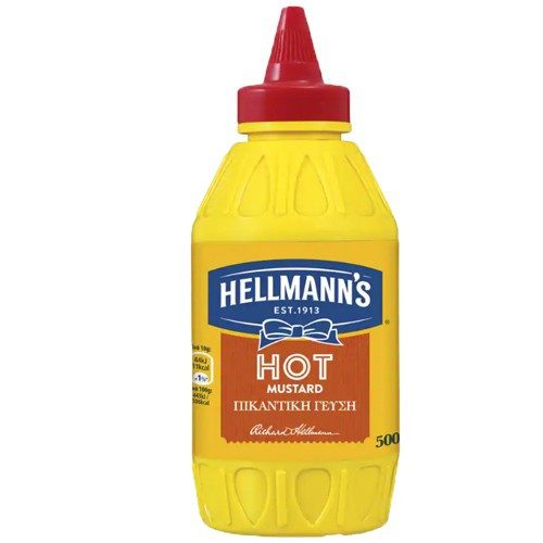 HELLMANN'S μουστάρδα πικάντικη 500gr – Σάλτσες και Dressings