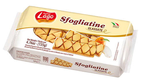 ELLEDI lago σφολιατίνια glassate 135gr – Μπισκότα