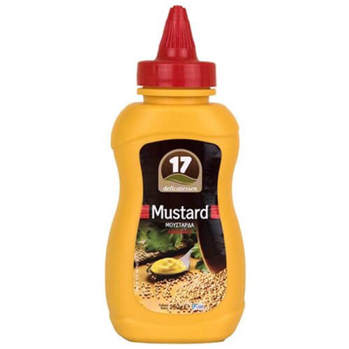 17 Delicatessen μουστάρδα πικάντικη 250ml – Σάλτσες και Dressings