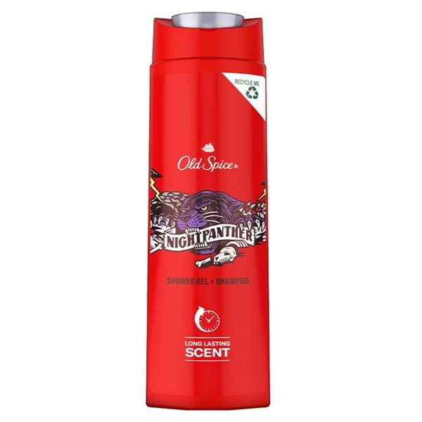 OLD SPICE αφρόλουτρο gel night panther 400ml – Αφρόλουτρα