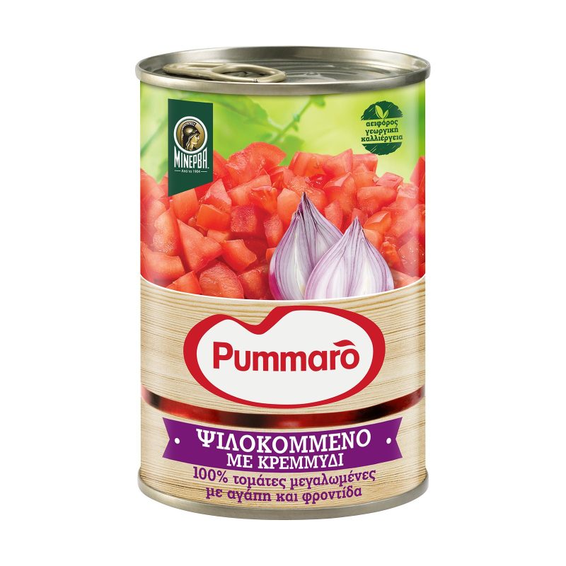 PUMMARO ψιλοκομμένη ντομάτα με κρεμμύδι 400gr – Σάλτσες και Dressings