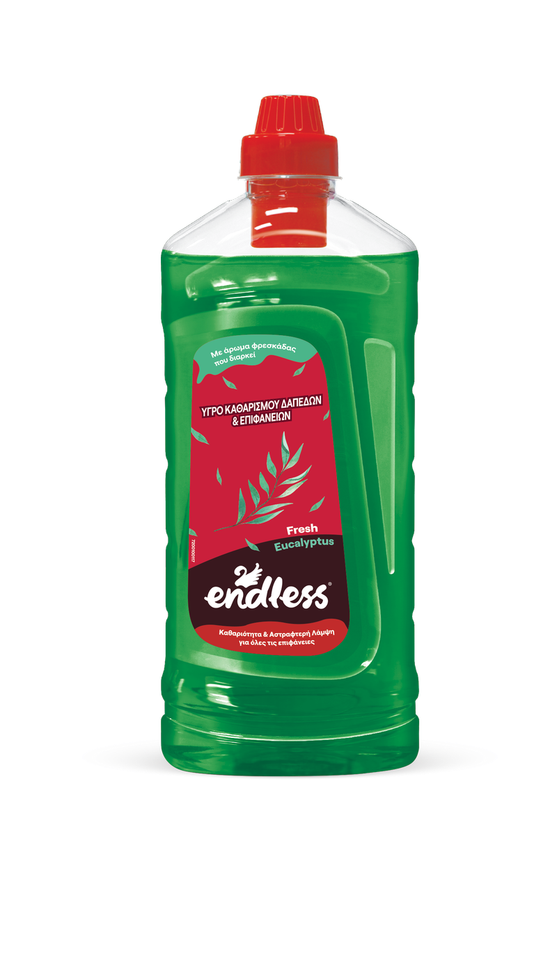 ENDLESS υγρό καθαριστικό πατώματος με ευκάλυπτο 1lt – Καθαριστικά Επιφανειών