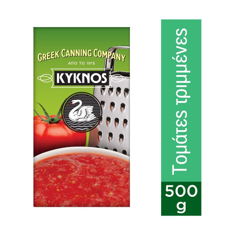 ΚΥΚΝΟΣ τομάτες τριμμένες σε χάρτινο 500gr – Κύκνος – Σάλτσες και Dressings