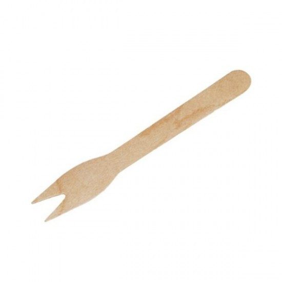 PRACTIC πιρουνάκι δίαινα ξύλινο 8,5cm 200τεμ – Μαχαιροπίρουνα μιας Χρήσης (Χονδρική)