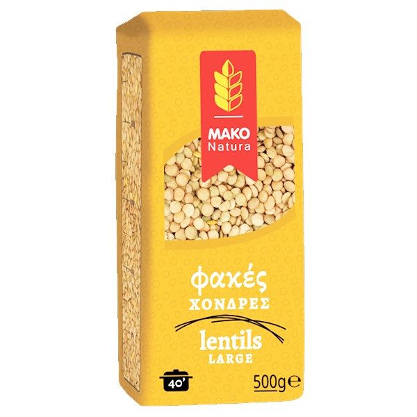 MAKO φακές χονδρές 500gr – Όσπρια