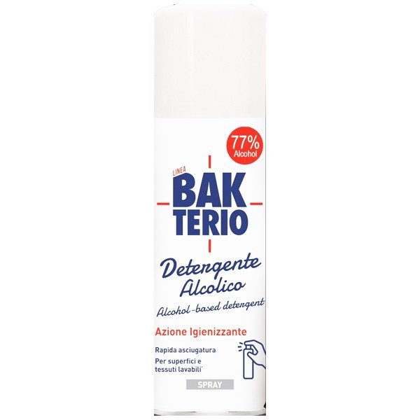 BAKTERIO αντισηπτικό spray επιφανειών με 77% αλκοόλ 150ml – Καθαριστικά Επιφανειών