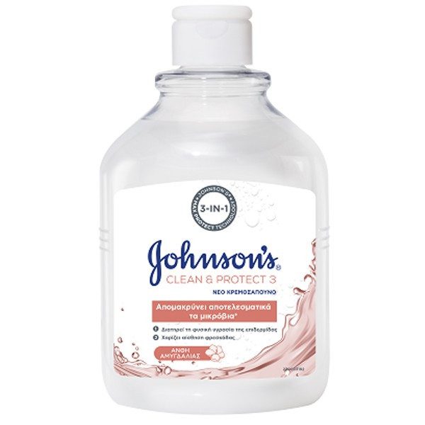 JOHNSON'S κρεμοσάπουνο αμύγδαλο 500ml – Προϊόντα Καθαρισμού Σώματος
