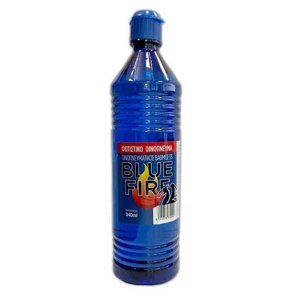 BLUE FIRE φωτιστικό οινόπνευμα 340ml – Καύσιμες Ύλες