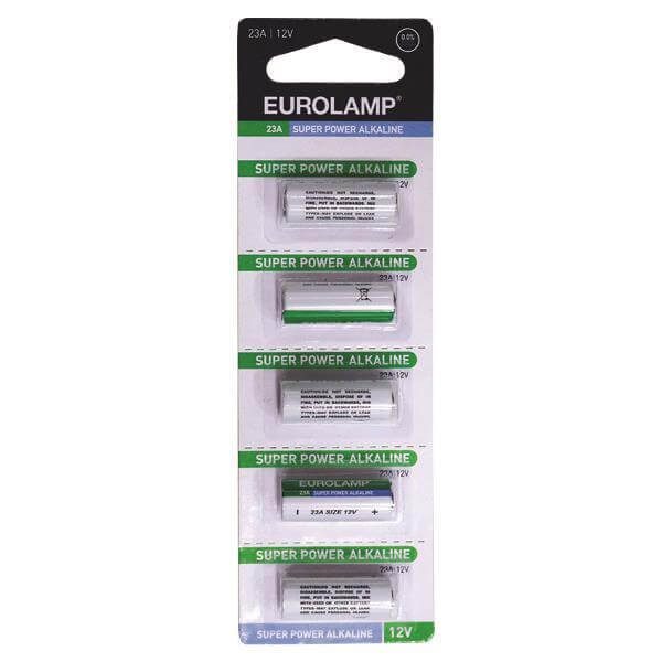 EUROLAMP μπαταρία αλκαλική 23α 12v 5τεμ – Αλκαλικές Μπαταρίες