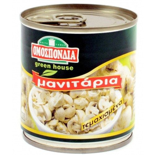 ΟΜΟΣΠΟΝΔΙΑ μανιτάρια τεμαχισμένα green house 190gr – Ομοσπονδία – Τρόφιμα Μακράς Συντήρησης