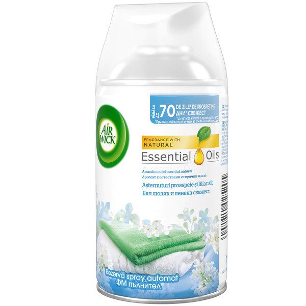 AIR WICK Freshmatic ανταλλακτικό αποσμητικό χώρου Cool Linen 250ml – Αρωματικά Χώρου