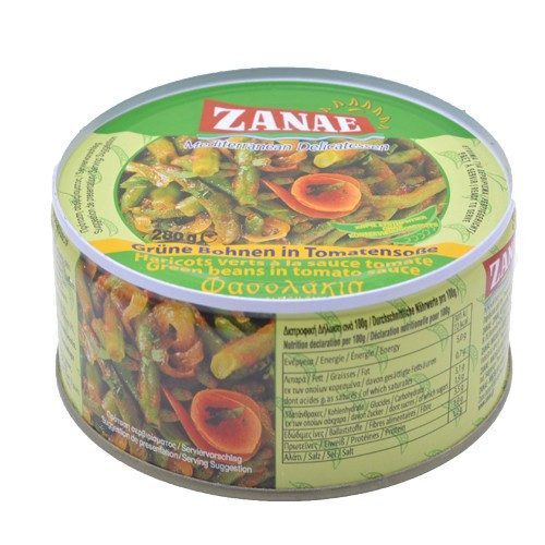 ΖΑΝΑΕ φασολάκια λαδερά 280gr – Ζαναέ – Τρόφιμα Μακράς Συντήρησης