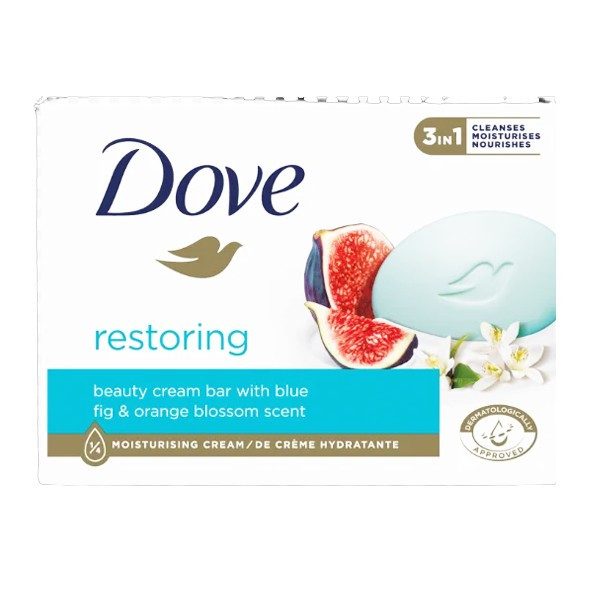 DOVE σαπούνι Restoring with Blue Fig και Orange Blossom 90gr – Προϊόντα Καθαρισμού Σώματος