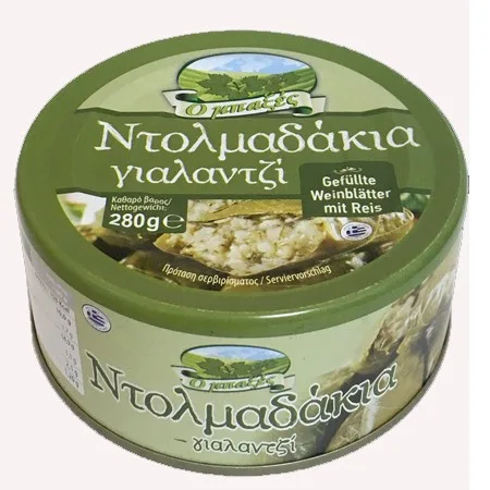Ο ΜΠΑΞΕΣ ντολμαδάκια γιαλαντζί 280gr – Ο μπαξές – Τρόφιμα Μακράς Συντήρησης