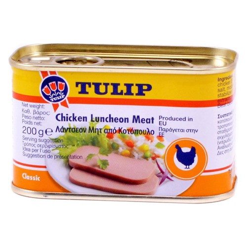 TULIP luncheon meat κοτόπουλο 200gr – Τρόφιμα Μακράς Συντήρησης