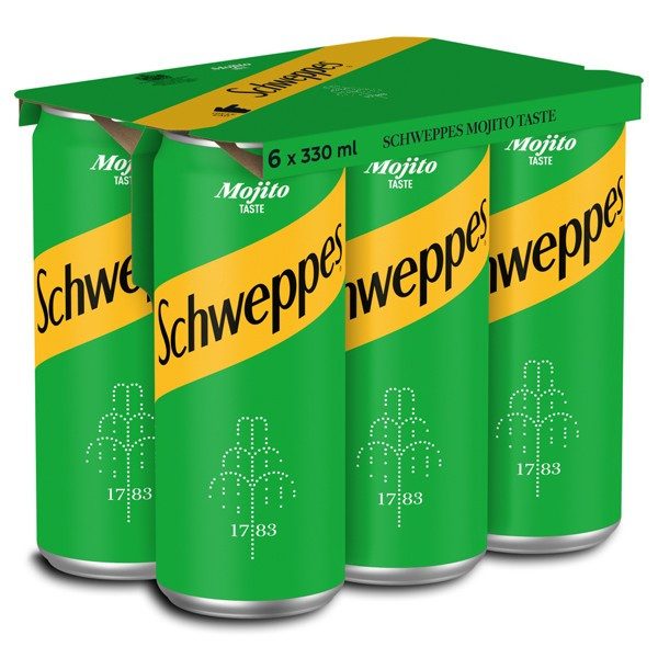 SCHWEPPES αναψυκτικό σόδα mojito 6x330ml – Αναψυκτικά