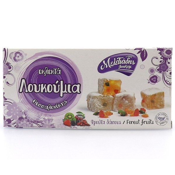 ΜΕΛΕΤΙΑΔΗΣ λουκούμια φρούτα του δάσους 300gr – Μελετιάδης – Παραδοσιακά Γλυκά