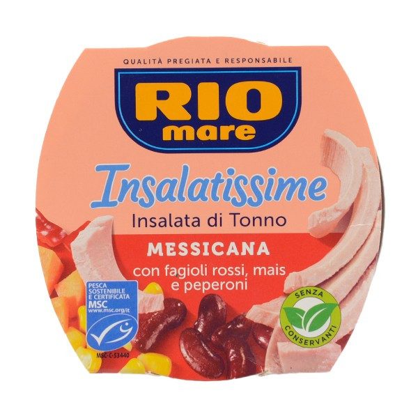 RIO MARE τονοσαλάτα insalatissime μεξικάνα 160gr – Τρόφιμα Μακράς Συντήρησης