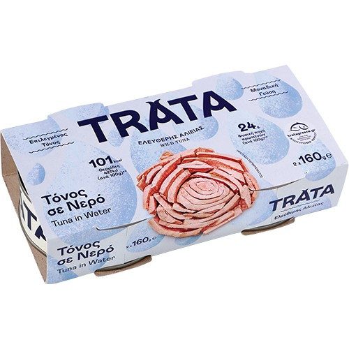 TRATA τόνος σε νερό 2x160gr – Τρόφιμα Μακράς Συντήρησης