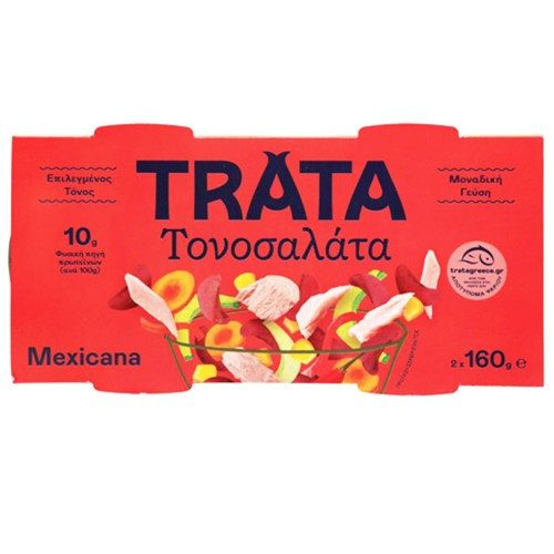 TRATA τονοσαλάτα μεξικάνα 2x160gr – Τρόφιμα Μακράς Συντήρησης