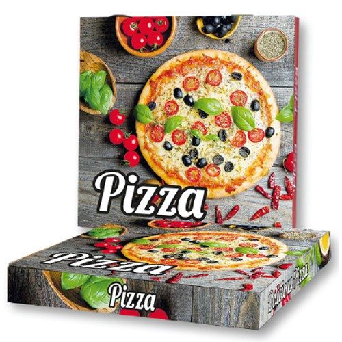 PIZZA COLOR κουτιά συσκευασίας 36x36x4cm 100τεμ – Κουτιά Τροφίμων μιας Χρήσης (Χονδρική)