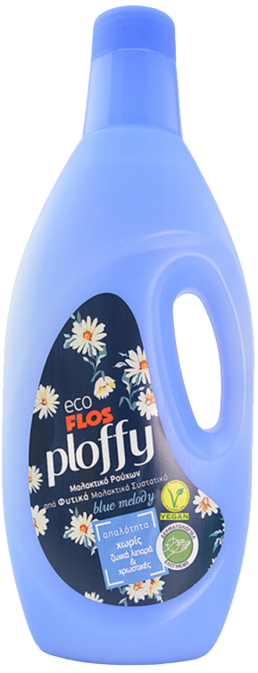 FLOS Ploffy μαλακτικό ρούχων eco blue melody 1,5lt – Μαλακτικά Ρούχων