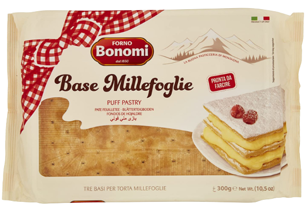 BONOMI βάση μιλφέιγ στρώσεις σφολιάτας 300gr – FORNO Bonomi – Έτοιμα Μείγματα για Γλυκά