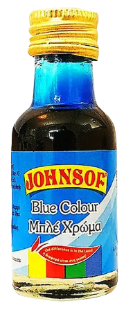 JOHNSOF χρώμα ζαχαροπλαστικής μπλε 28ml – Χρώματα Ζαχαροπλαστικής