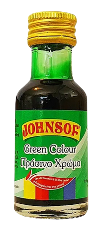 JOHNSOF χρώμα ζαχαροπλαστικής πράσινο 28ml – Χρώματα Ζαχαροπλαστικής