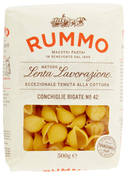 RUMMO ζυμαρικά No42 conchiglie rigate 500gr