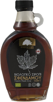EVERGREEN ORGANICS σιρόπι σφενδάμου 250ml – Ζάχαρη και Υποκατάστατα