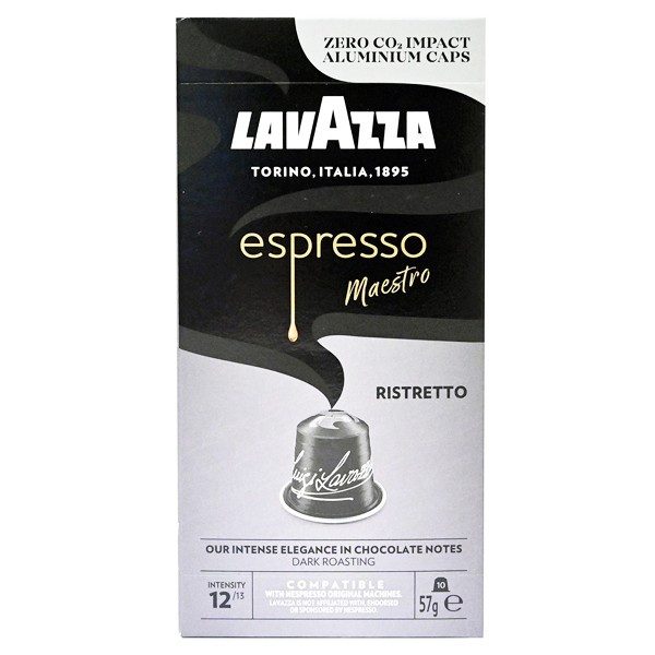 LAVAZZA καφές espresso Ristretto σε κάψουλες συμβατές με μηχανές Nespresso 10τεμ – Κάψουλες Καφέ και Ροφημάτων