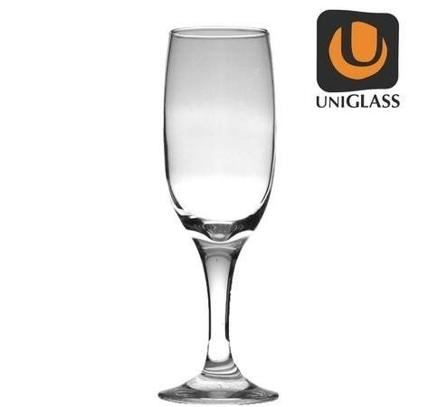 UNIGLASS ποτήρι γυάλινο σαμπάνιας kouros 18,5cl 6τεμ – Ποτήρια