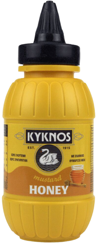 ΚΥΚΝΟΣ μουστάρδα με μέλι χωρίς γλουτένη 250gr – Κύκνος – Σάλτσες και Dressings