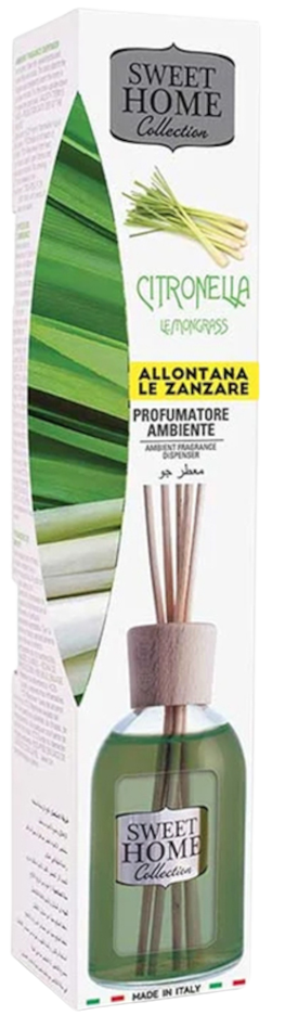 SWEET HOME αρωματικό χώρου με sticks citronella 100ml – Αρωματικά Χώρου